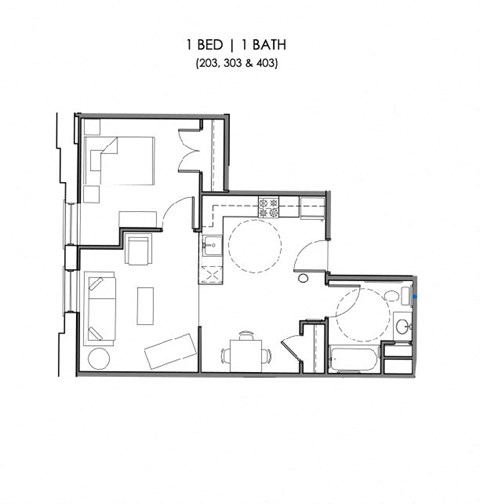 Floorplan 203, 303, 403